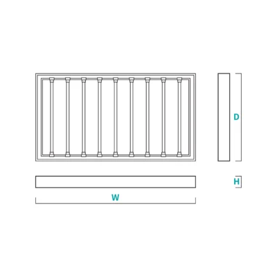 ⁦حامل علاقة بناطيل سحاب - A001⁩ - الصورة ⁦3⁩